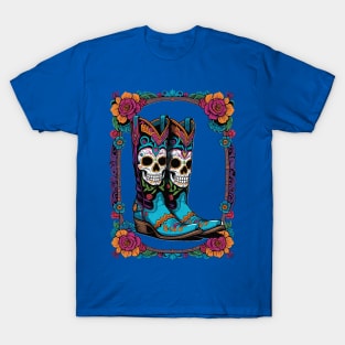 Boots - Dia De Los Muertos T-Shirt